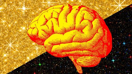 Vibrant Brain Art for Mental Wellness wallpaper