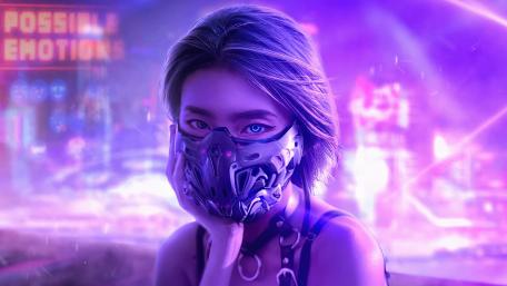 Cyber girl wallpaper