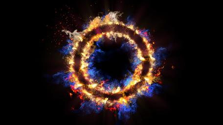 Fire ring wallpaper