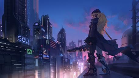 Anime future wallpaper