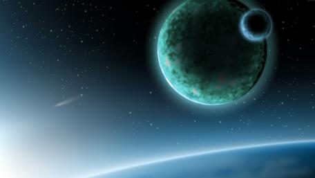 Celestial Harmony in the Cosmos 8K wallpaper
