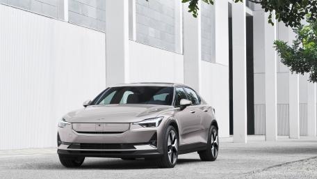 Sleek Polestar 2 Electric Vehicle Design Wallpaper wallpaper
