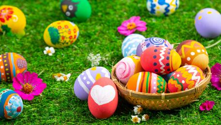 Colorful Easter Eggs wallpaper