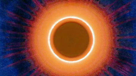 Vibrant Circle Radiating Energy wallpaper