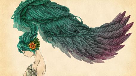 Whimsical Elegance of Fantasy Art wallpaper