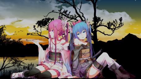 Anime Harmony of Vocaloid Stars wallpaper