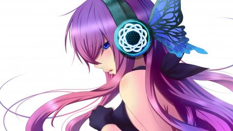 Enchanting Vocaloid Art of Megurine Luka in Vibrant Colors wallpaper