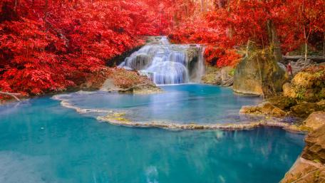 Erawan Waterfall wallpaper