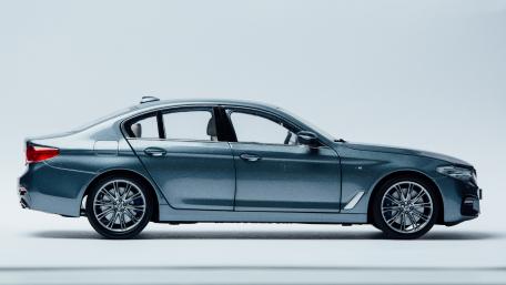 Sleek BMW 5 Series Model in Stunning Detail wallpaper