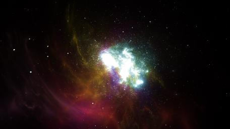 Cosmic Nebula Radiance wallpaper