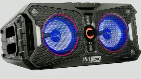 Dynamic Sound Experience with Vibrant Lights in 4K Quality wallpaper