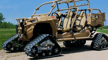All-Terrain Vehicle on Tracks Wallpaper wallpaper