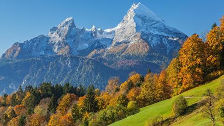 Watzmann at fall wallpaper