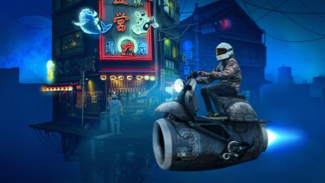 Cyberpunk Chinatown wallpaper
