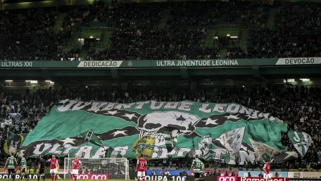 Vibrant Soccer Fan Atmosphere in Action wallpaper