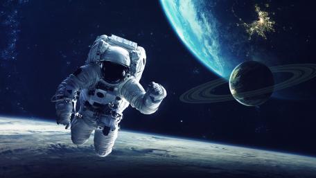 Exploring the Cosmos in 5K wallpaper