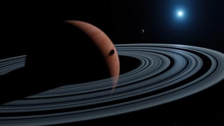 Saturn's Majestic Rings in 4K Clarity wallpaper