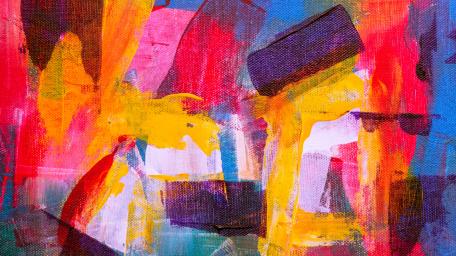 Vibrant Colors in Abstract Expressionism wallpaper