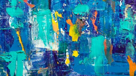 Vibrant Abstract Splashes of Color wallpaper