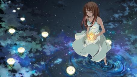 Moonlit Reverie by the Serene Lake wallpaper