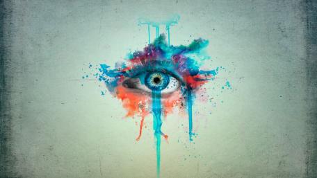 Abstract eye wallpaper