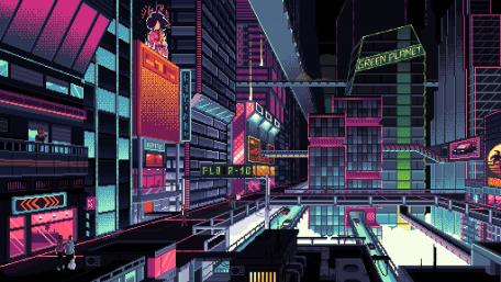 Neon Megacity Dreams wallpaper