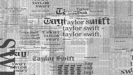 Taylor Swift Newspaper Collage Wallpaper wallpaper