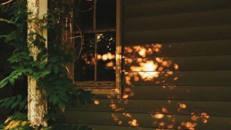 Serene Sunset Through the Window wallpaper