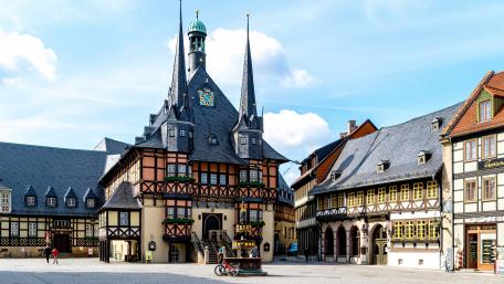 Wernigerode town hall wallpaper