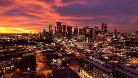 Dallas in the sunset wallpaper