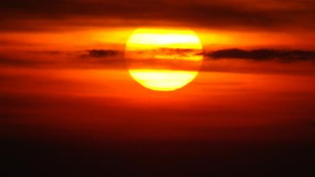 Sunset at Eger wallpaper