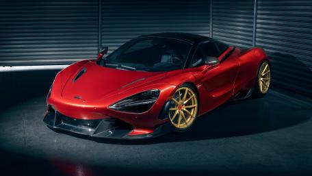 Stunning McLaren 720S in Bold Red Shine wallpaper