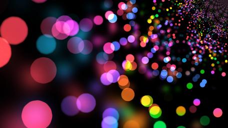 Dazzling Lights in Vivid Abstract wallpaper