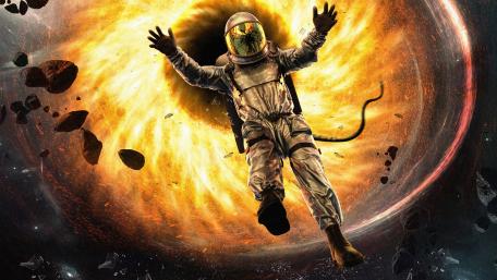 Falling Into the Cosmic Abyss wallpaper