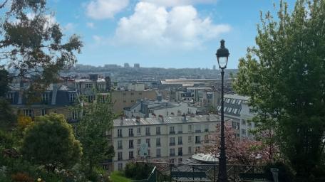 Charming Parisian Skyline View wallpaper