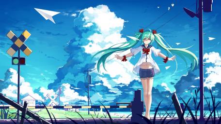Vibrant Daydream with Hatsune Miku wallpaper