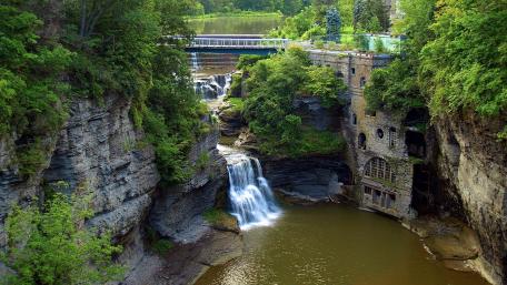 Triphammer Falls wallpaper