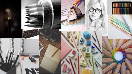 My 2k Pencil Collage wallpaper
