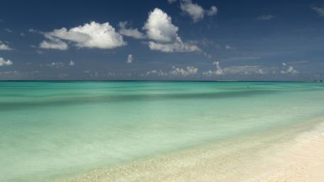 Tranquil Sea Horizon Wallpaper wallpaper