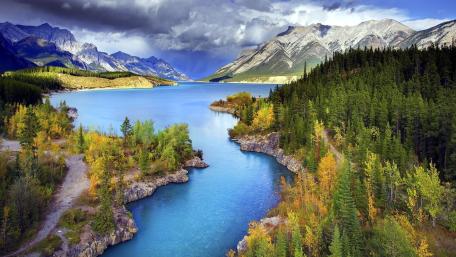 Abraham Lake wallpaper