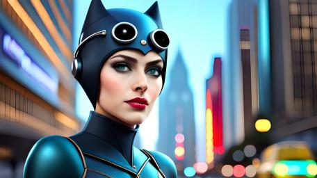 Cat Woman wallpaper