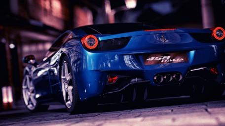 Sleek Elegance of Ferrari 458 Italia wallpaper