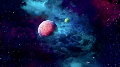 Cosmic Wonders in Deep Space wallpaper