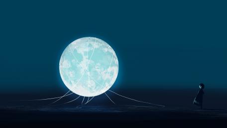 Enchanting Dreamland Under the Moonlight wallpaper