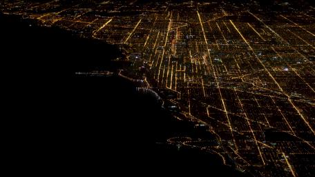 Chicago City Lights wallpaper