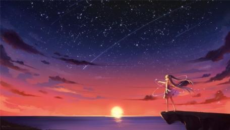 Celestial Dreams at Dusk wallpaper