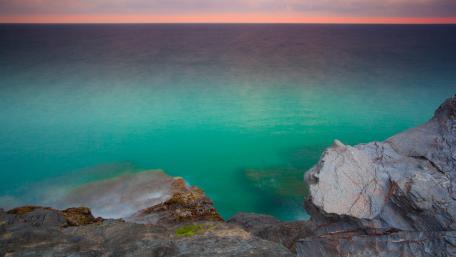 Serene Coastal Horizons Awaits You wallpaper