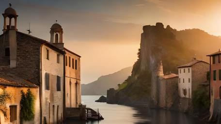 Italy ai art wallpaper