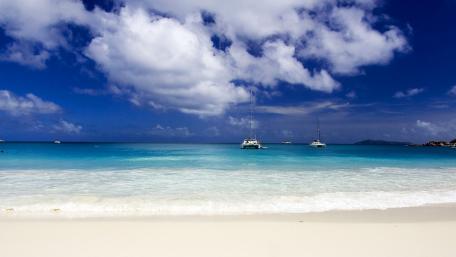 Tranquil Beach Serenity Moments wallpaper