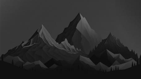 Black mountains wallpaper